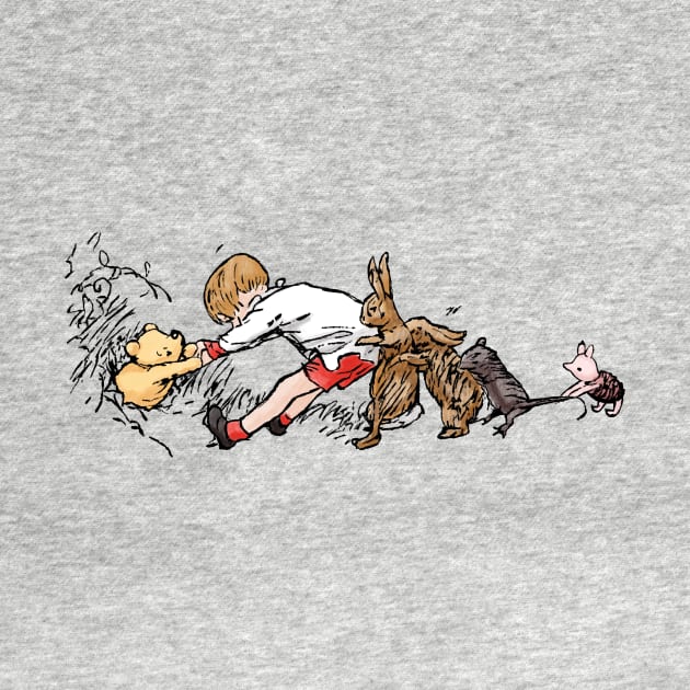 Classic Stuck Winnie the Pooh by Boyanton Designs